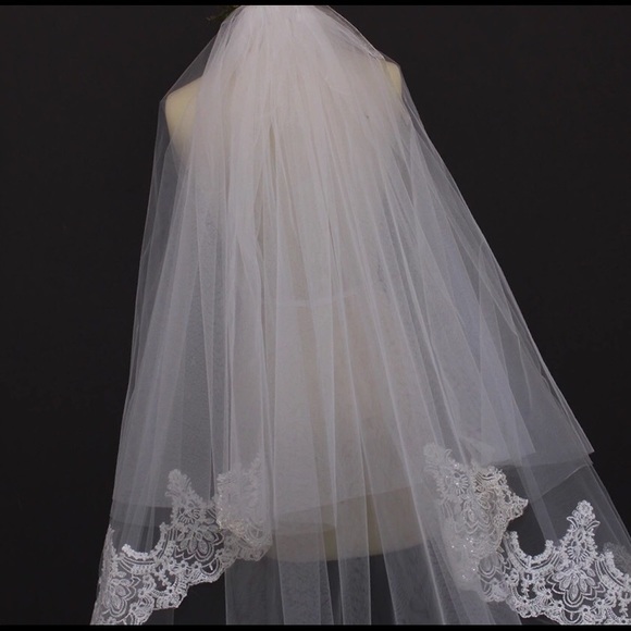 Wedding veil Ivory - Picture 5 of 5