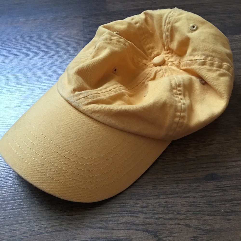 Urban outfitters yellow baseball hat