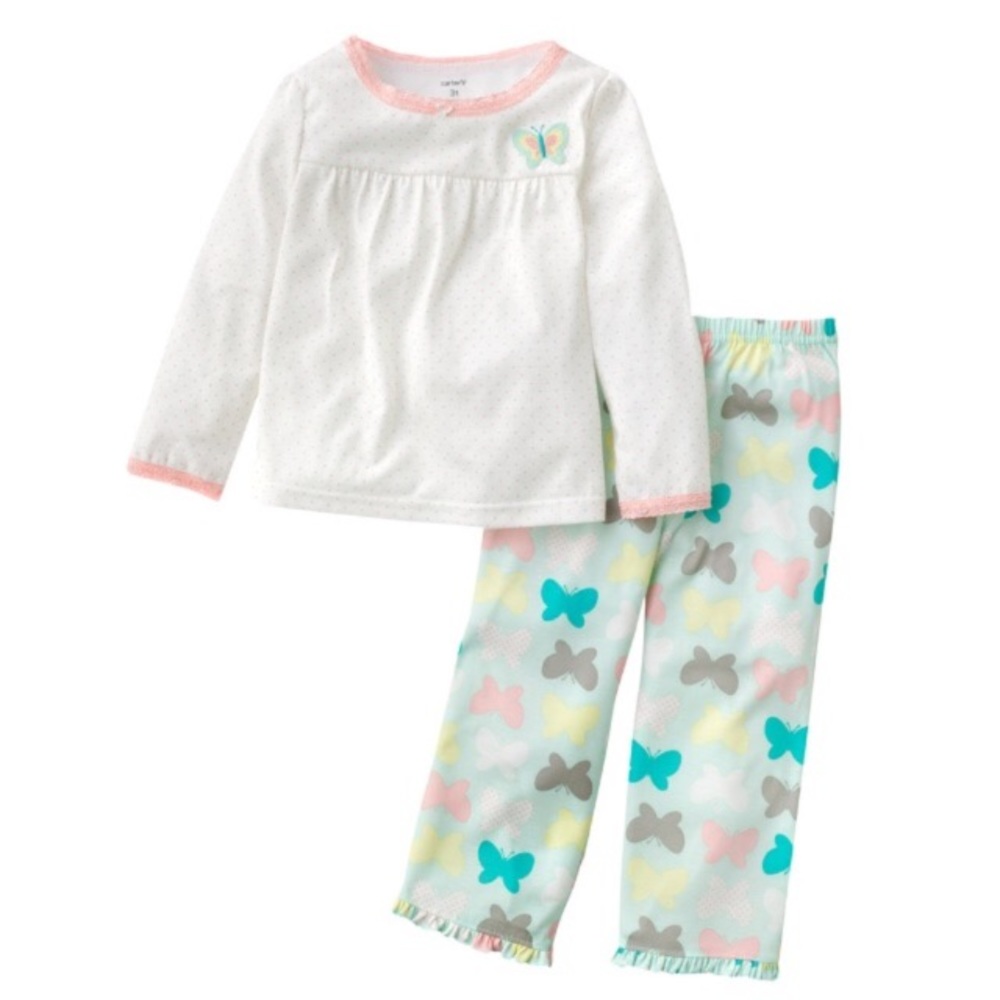 Carter's Polka Dot Butterfly Pajamas