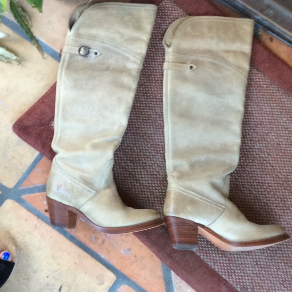 Frye Jane tall cuff boot size 6 NWOT