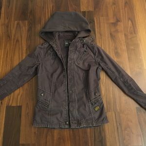 G-STAR raw jacket-burgundy