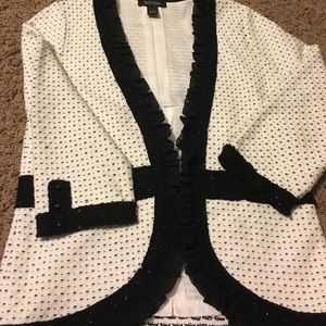 White House Black Market blazer style sweater