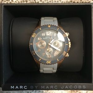Marc By Marc Jacobs Soft Rubber RoseGold Watch