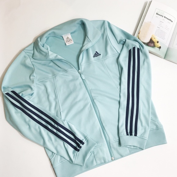 adidas Jackets & Blazers - Adidas Blue Zip Up Jacket