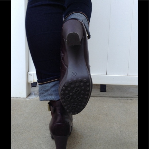 SOLD- Etienne Aigner- Brown Ankle Booties - Picture 6 of 8