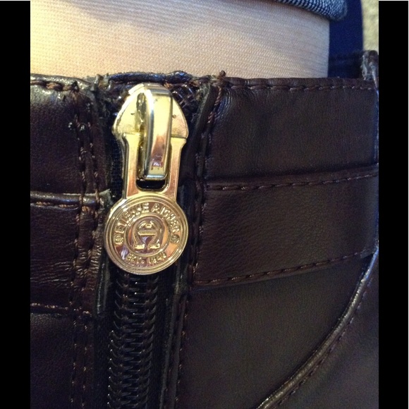 SOLD- Etienne Aigner- Brown Ankle Booties - Picture 8 of 8