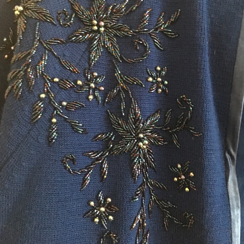 Vintage Beaded Cardigan - Picture 2 of 7