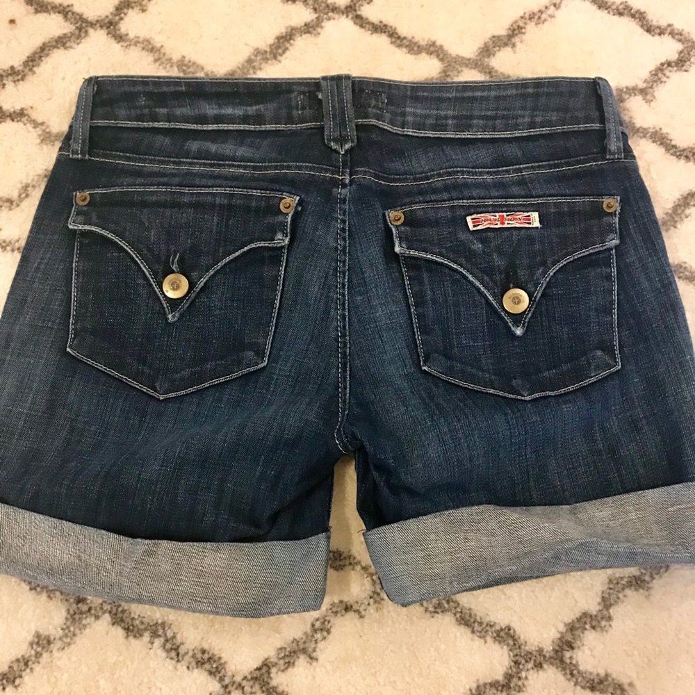 Hudson cuffed denim shorts