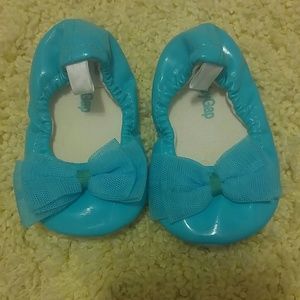 Baby Gap teal flats