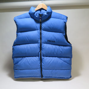 Marmot Down Vest Blue Mens Large