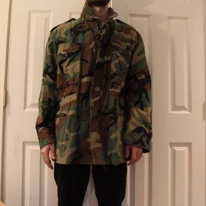 US Army Surplus Camo Winter Jacket