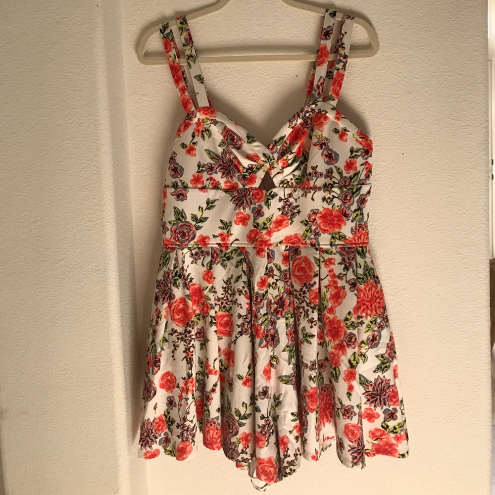 Material girl romper WITH POCKETS!