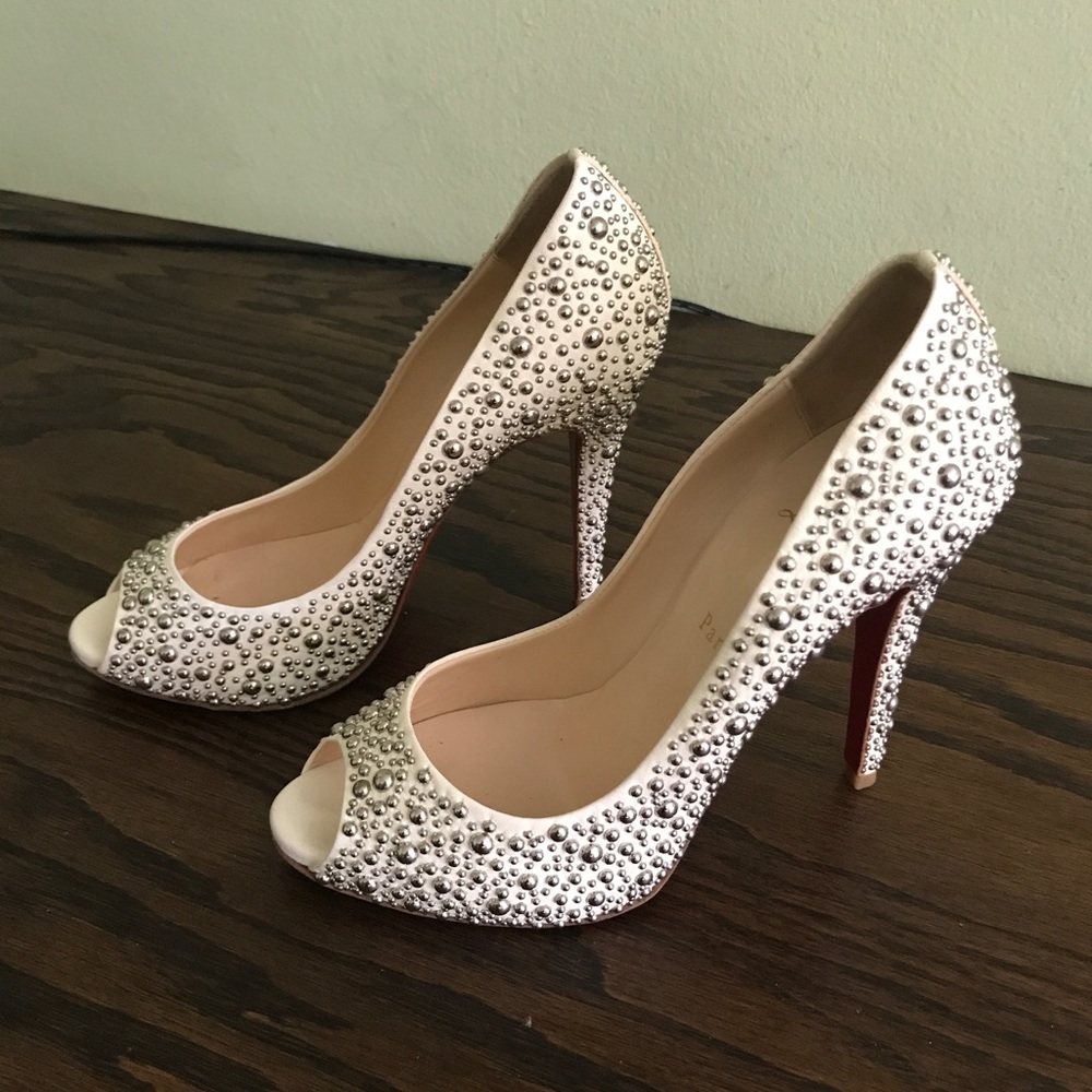 Christian Louboutin Star Prive 120 Studded Pumps