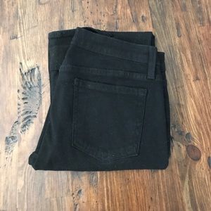 Just black skinny jeans