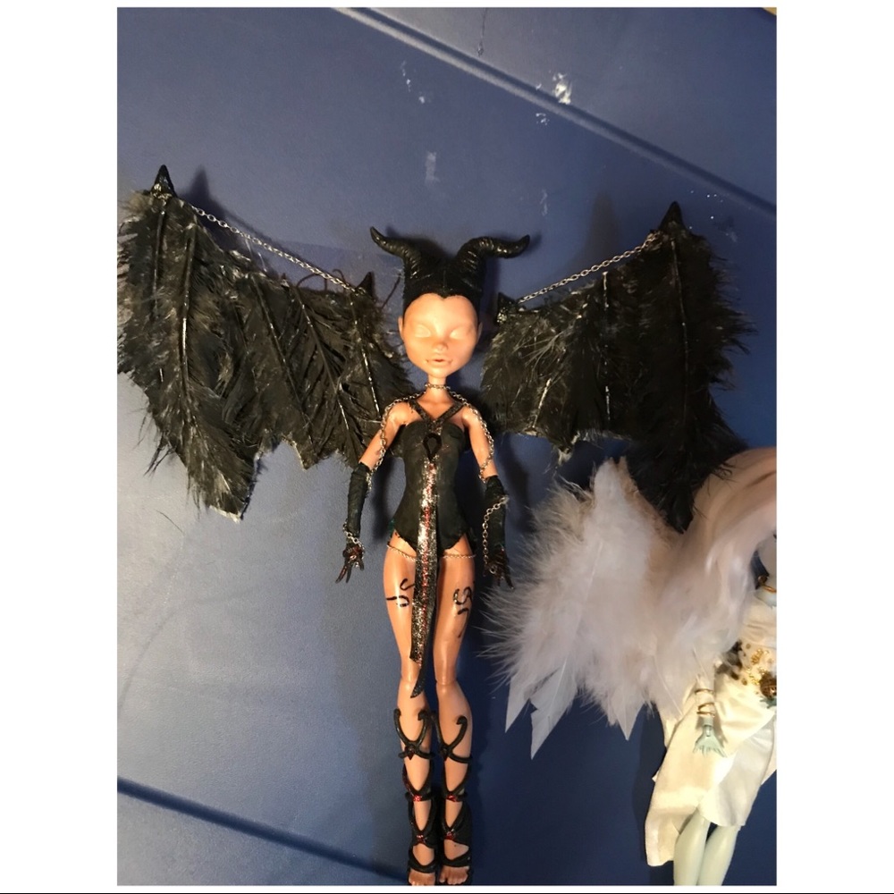 OOAK Monster High demon maleficent doll