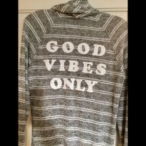 Spiritual Gangster gray and white hoodie