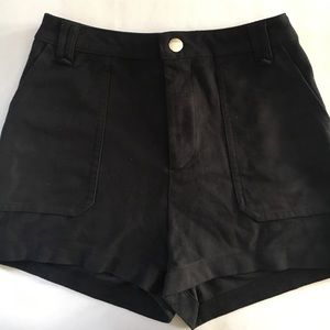 black super cute high waisted shorts! never worn!