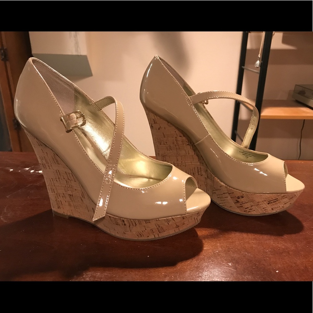 Beige Guess wedges