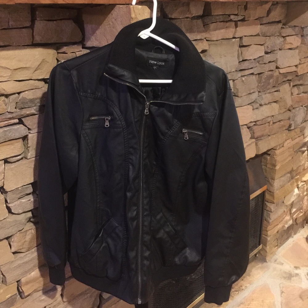Faux Leather Jacket