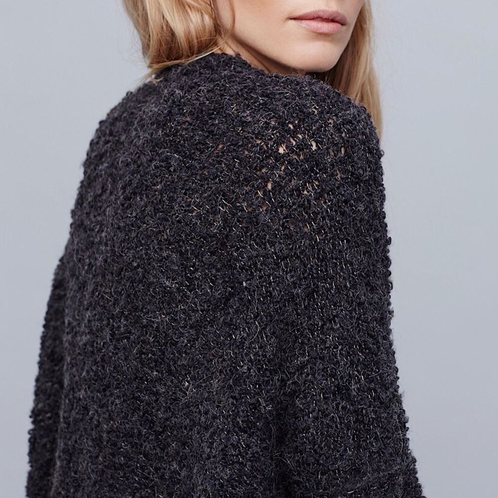 Free People Boucle Slouch Cardi - Picture 5 of 5