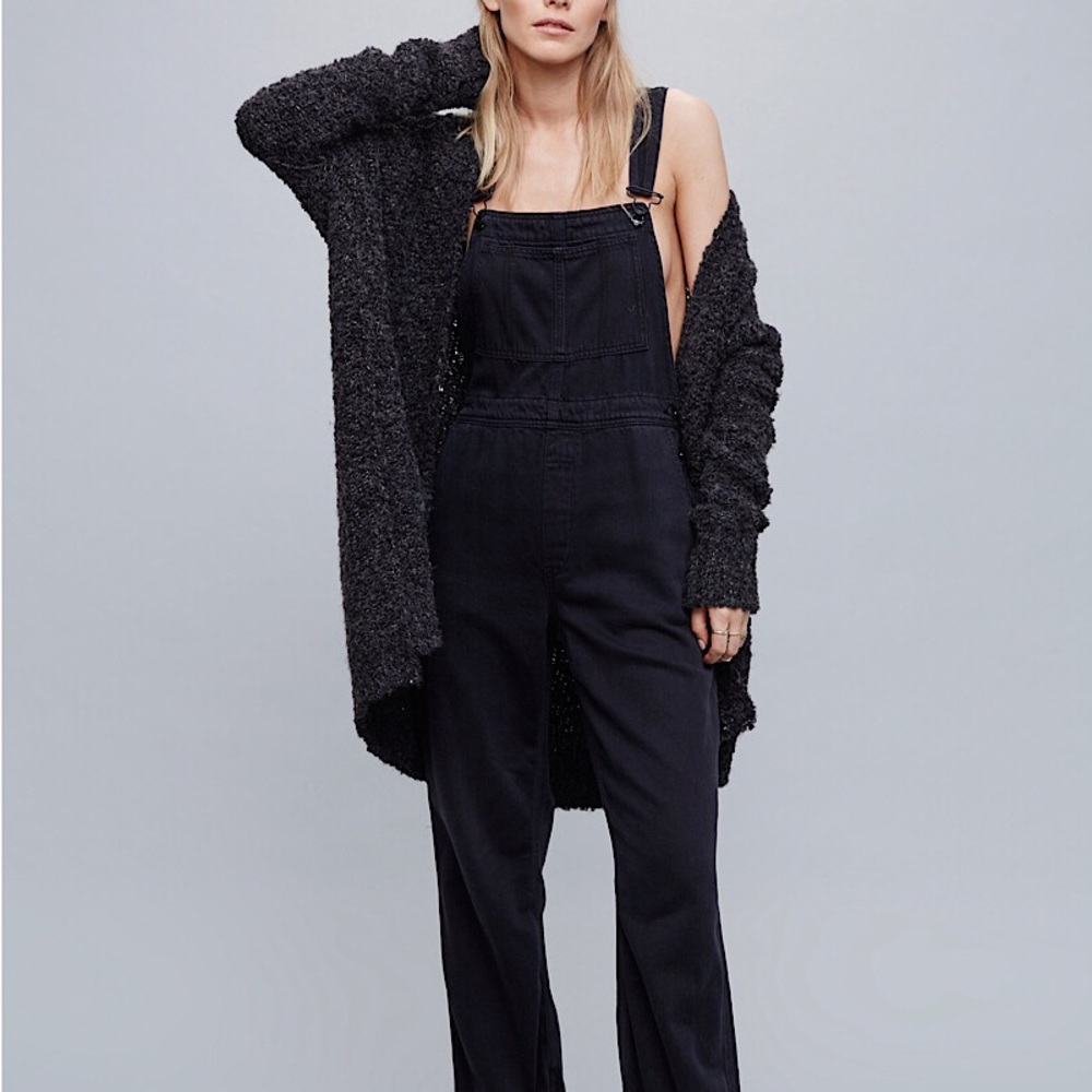 Free People Boucle Slouch Cardi - Picture 3 of 5