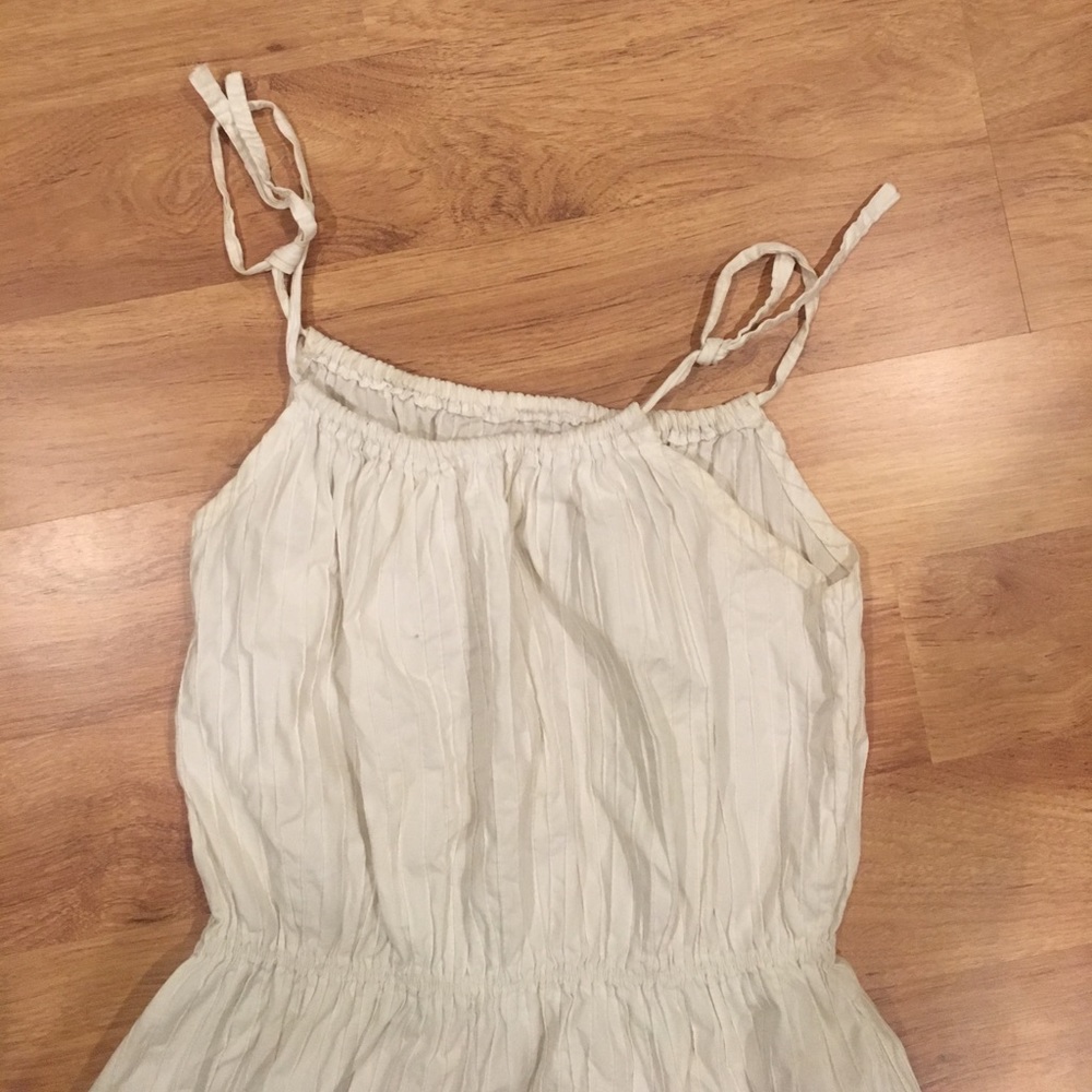 Vintage dress with print on bottom sewn by hands - Picture 3 of 3