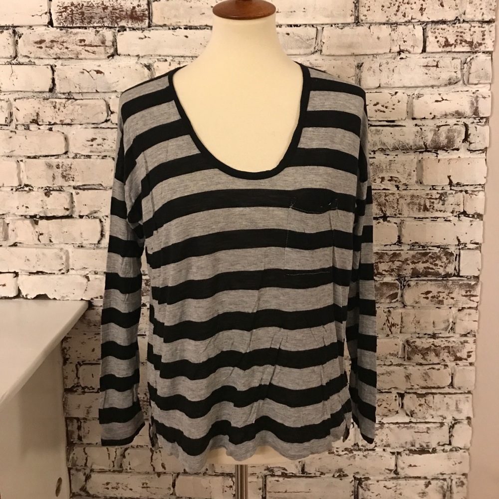 Madewell Striped Long Sleeve Tee