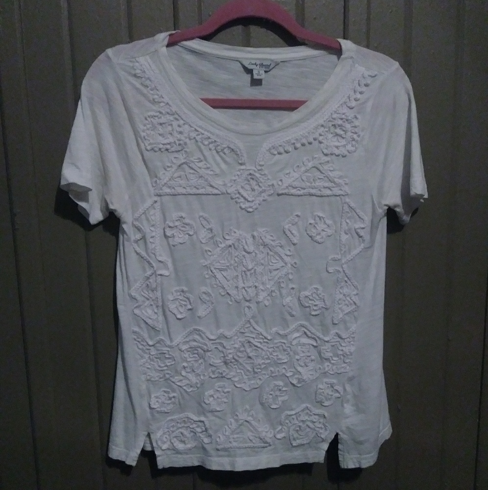Lucky Brand Embroidered Top