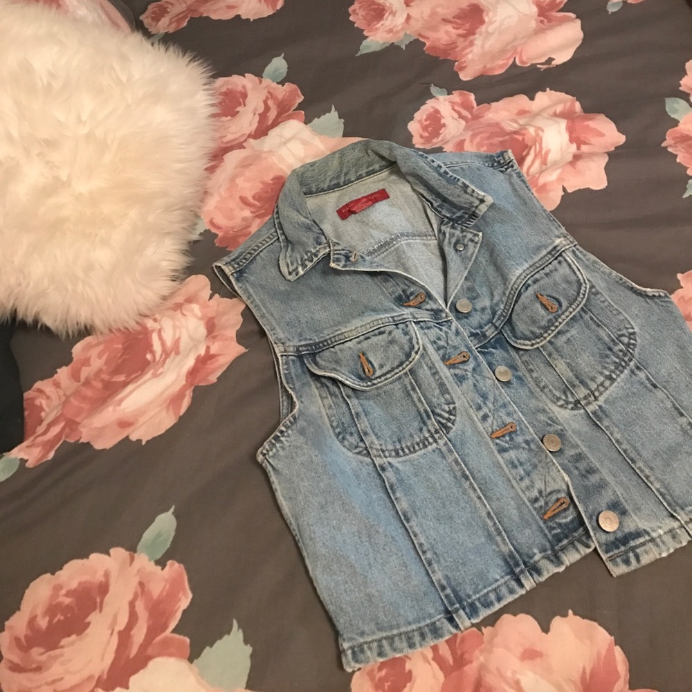 Vintage Banana Republic Denim vest