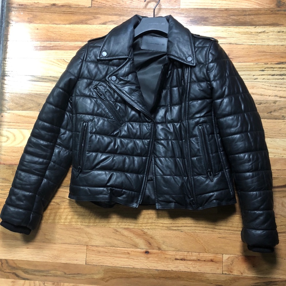 Alexander Wang Leather Moto Jacket