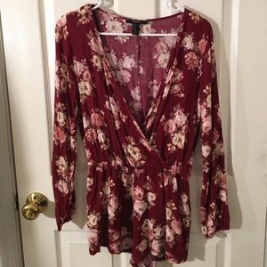 Floral F21 romper