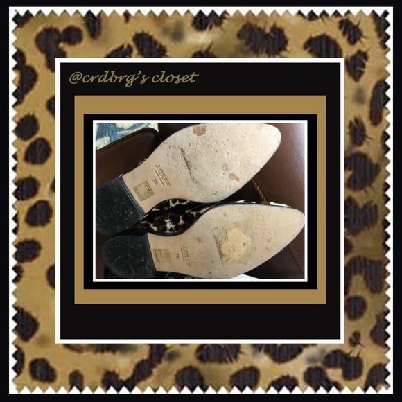 NEW! JCrew Leopard Calf-Hair Boots - Picture 5 of 5