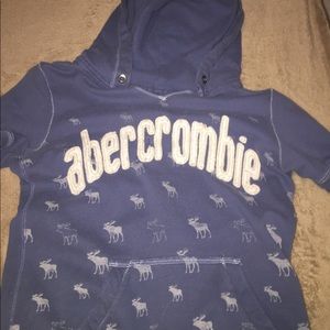 Cute Abercrombie hoodie-Short sleeve