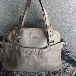 Taupe Furla Handbag