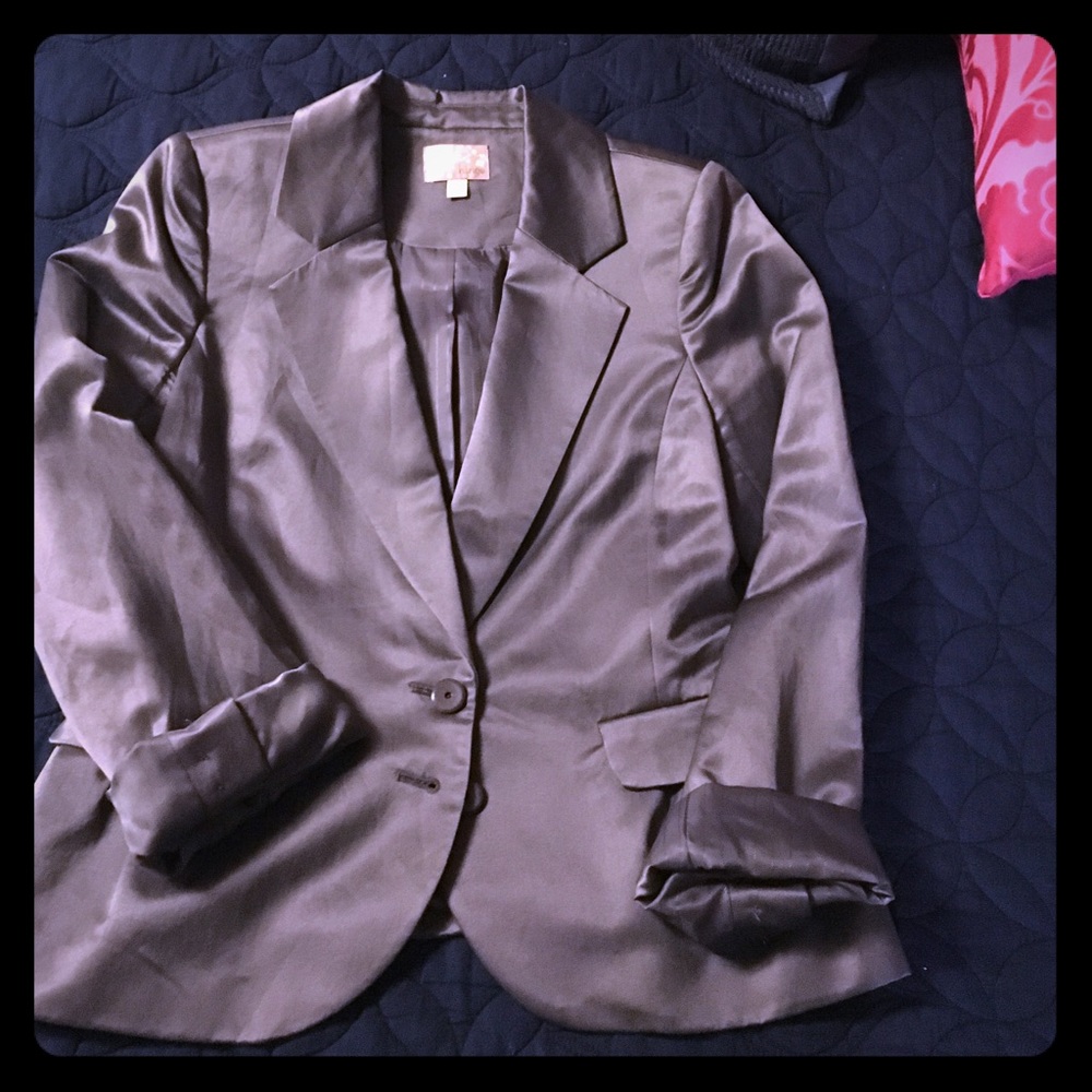 Hinge Silk Blazer