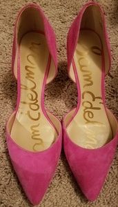 Hot pink Sam Edelman d'orsay pumps 7.5
