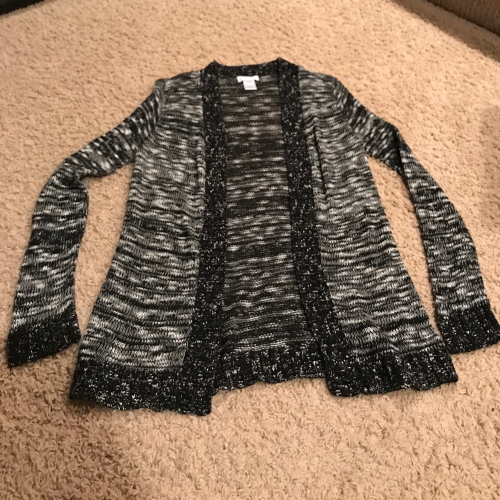 Black and white cardigan!