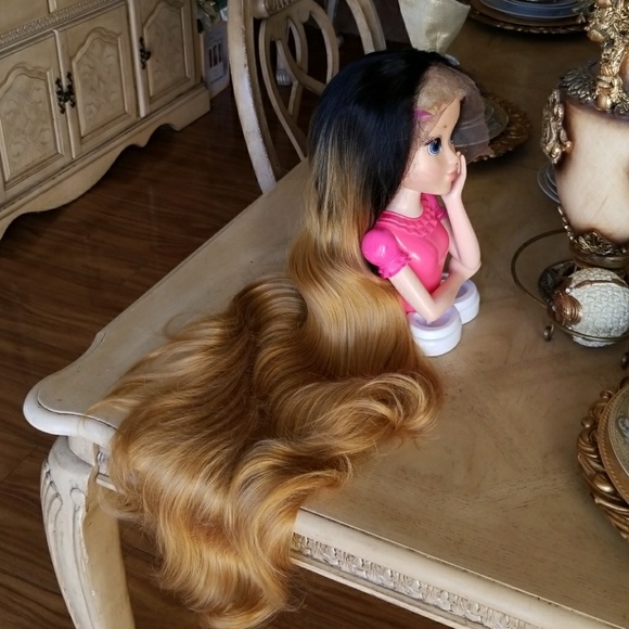Ombre Blonde Beauty LaceFront Wig Wig 28-30 inche main image 8