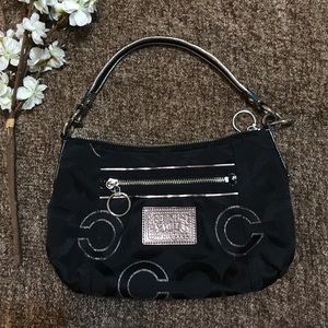 Coach poppy collection bag in black