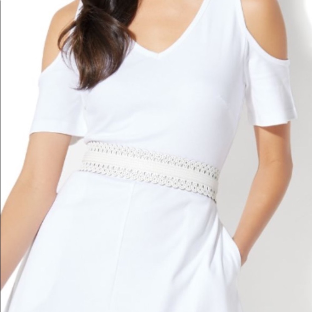 New White fit and flare dress - Picture 2 of 6
