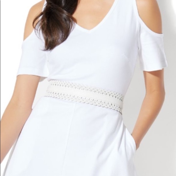 New White fit and flare dress - Picture 2 of 6