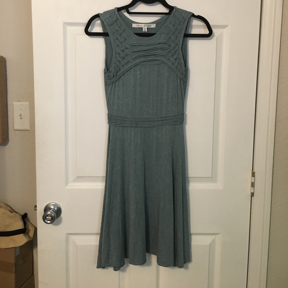 Mint/ pale blue dress
