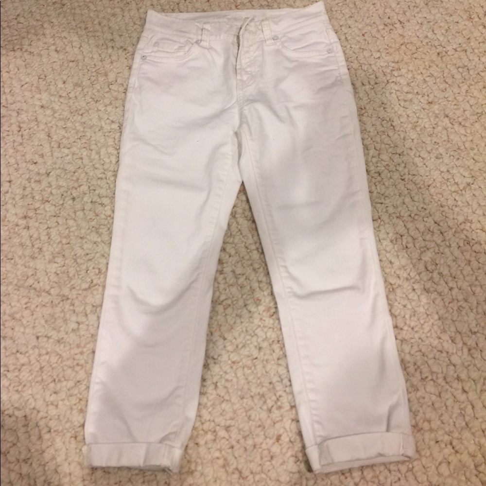 white jeans