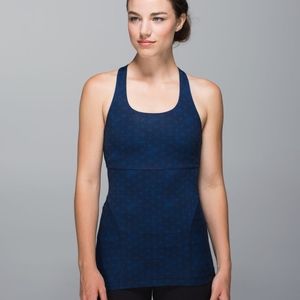 Lululemon power up tank blue sashiko 6