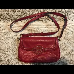 Tory Burch Mini Amanda Red Cross Body Bag