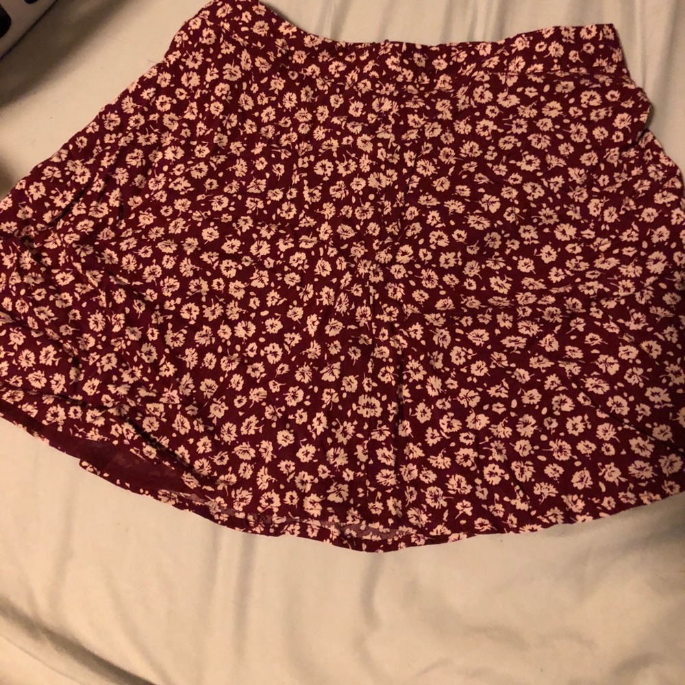 Flower Print Skirt