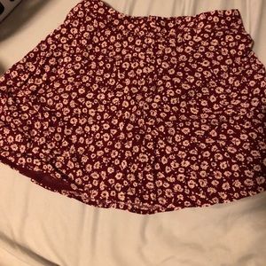 Flower Print Skirt