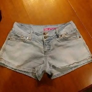 GLO blue jean shorts