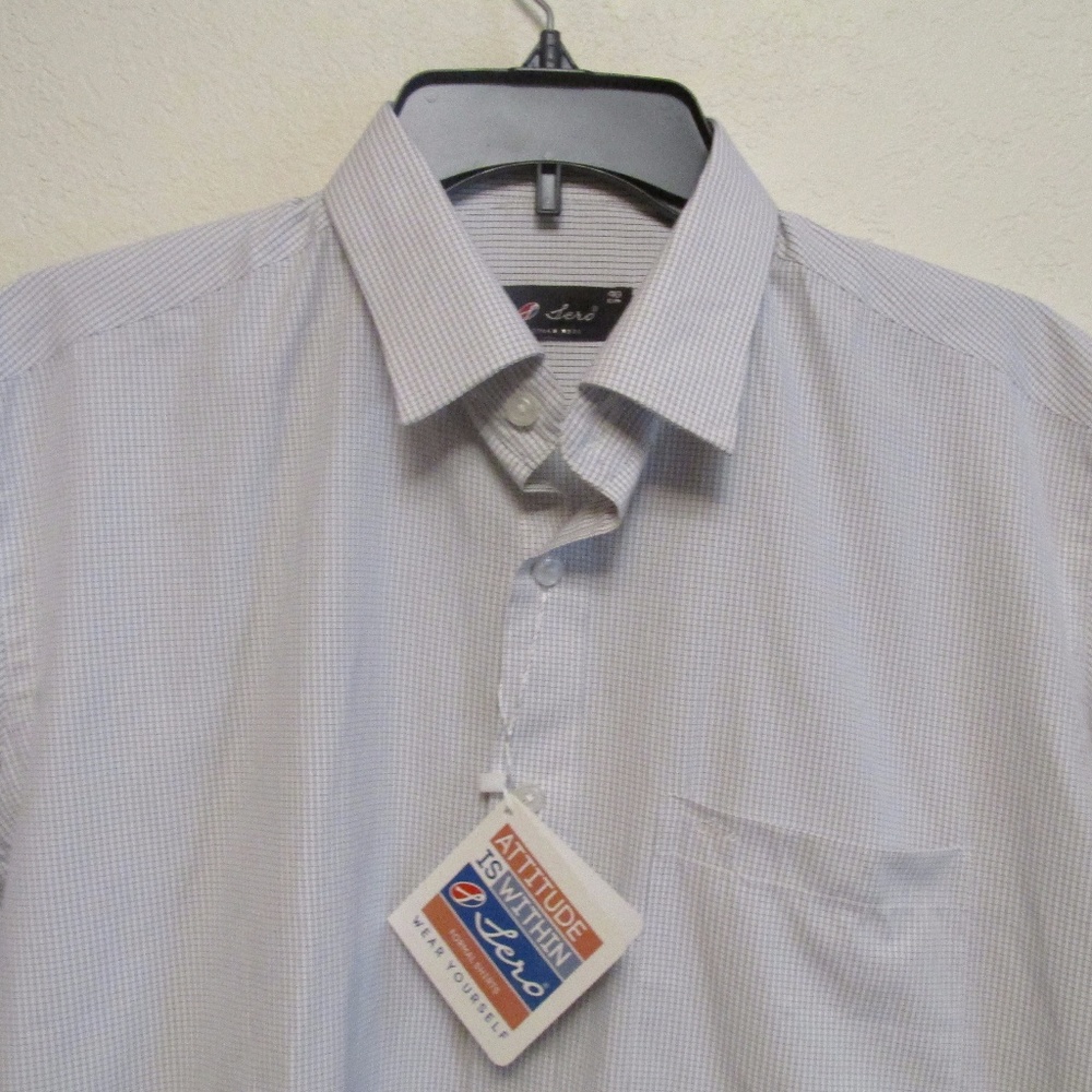 NWT Sero Button Down Shirt 40 cm Neck 42 Chest