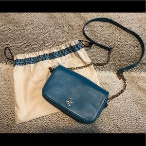 Tory Burch Robinson Chain Mini Cross Body Bag